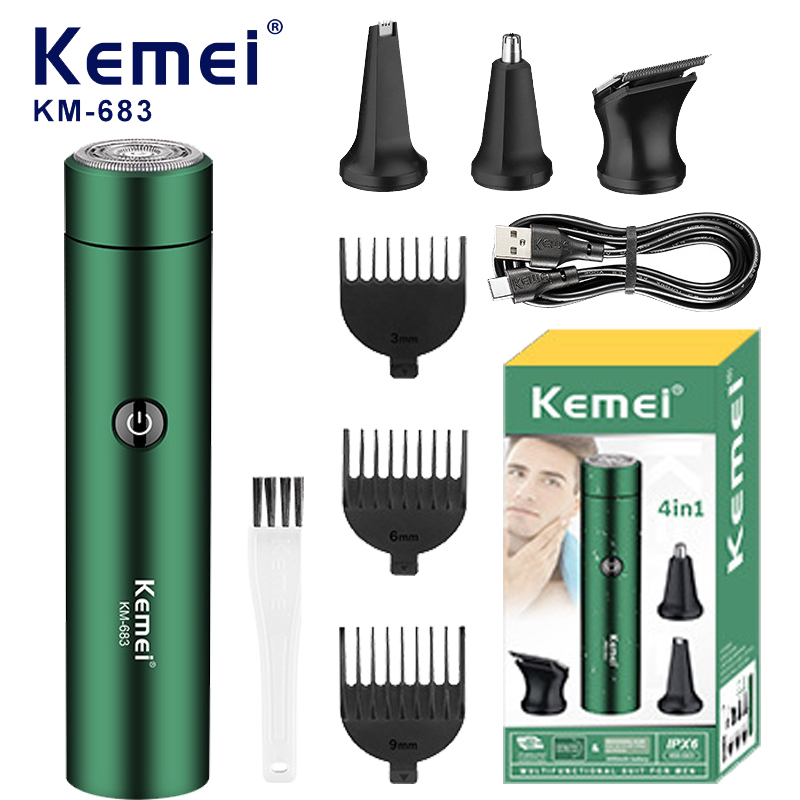Men'S Grooming Ear Hair - เครื่องเล็มขนจมูกแบบชาร์จไฟได้4 IN1สำหรับผู้ชาย & ผู้หญิงชุดตัดแต่งขนตาไฟฟ้าเคราเครื่องเล็มขนจมูกและหูเครื่องเล็มบิกินี่