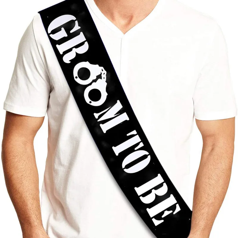 Men'S Grooming Gift Ideas - เจ้าบ่าว To Be Sash ตลกงานแต่งงานงานเลี้ยง Photo
