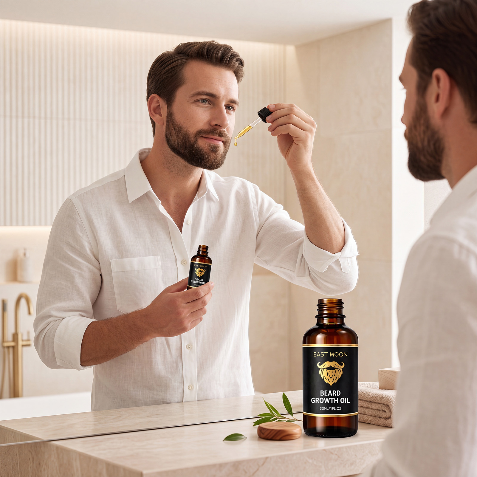 Men'S Grooming Tonic - น้ำมันบำรุงหนวด 30 มล. และบาล์ม 30 กรัม