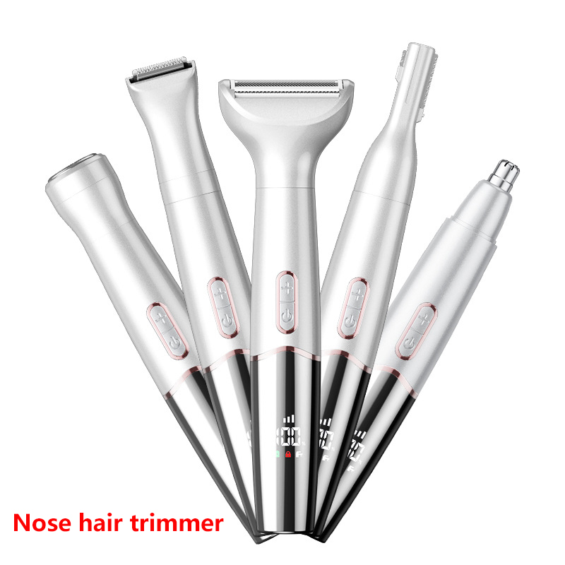 Men'S Grooming Ear Hair - เครื่องตัดขนจมูกและหูแบบชาร์จไฟได้สำหรับผู้ชาย ชุดกรูมมิ่ง เครื่องตัดขนคิ้วและเคราไฟฟ้า เครื่องตัดขนจมูกและหู