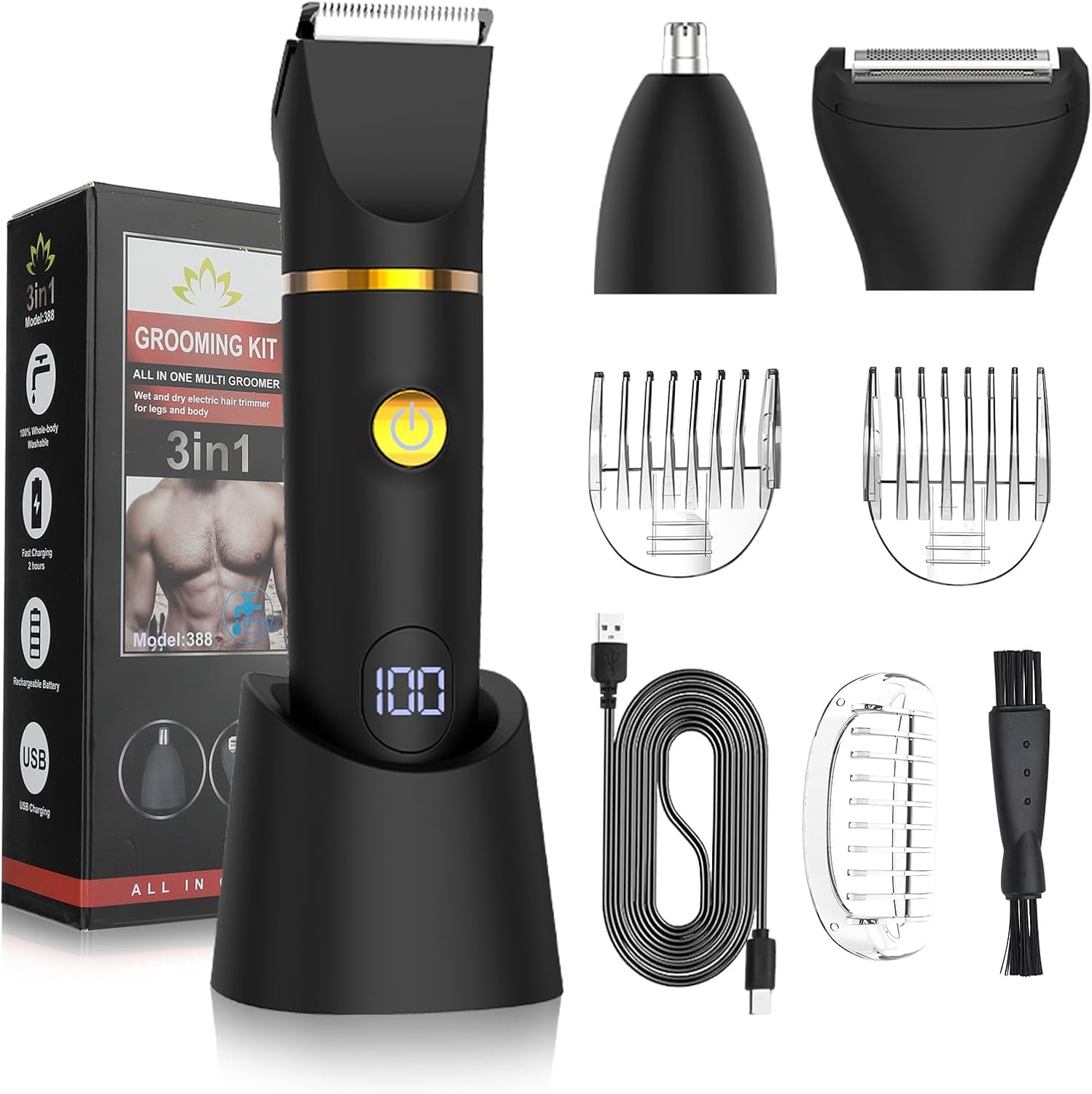 เครื่องตัดแต่งขนสำหรับผู้ชายแล - Men'S Grooming Ear Hair บทวิจารณ์และราคา