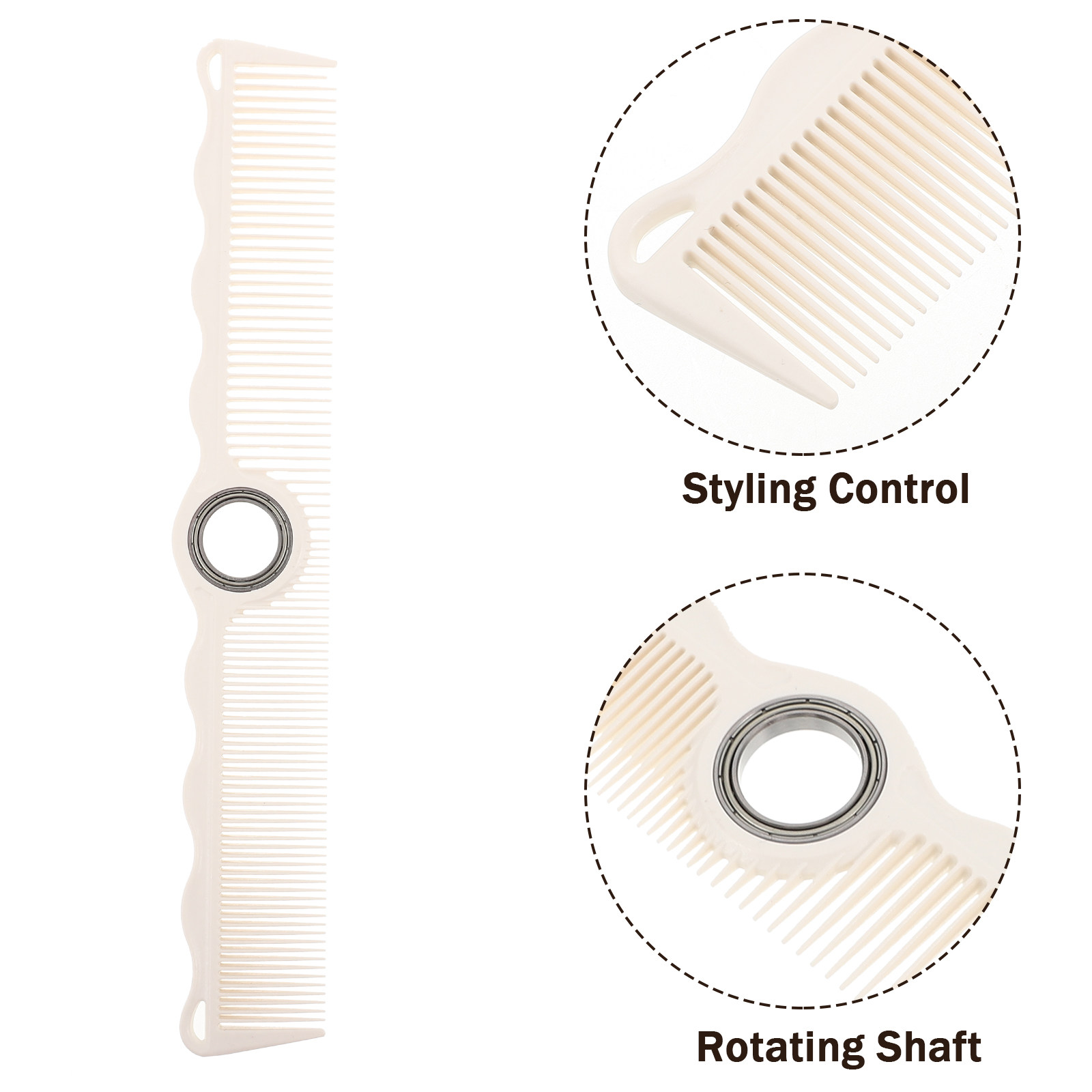 หวีหมุนได้สำหรับช่างตัดผม ออกแ - Comb Fine Tooth บทวิจารณ์และราคา