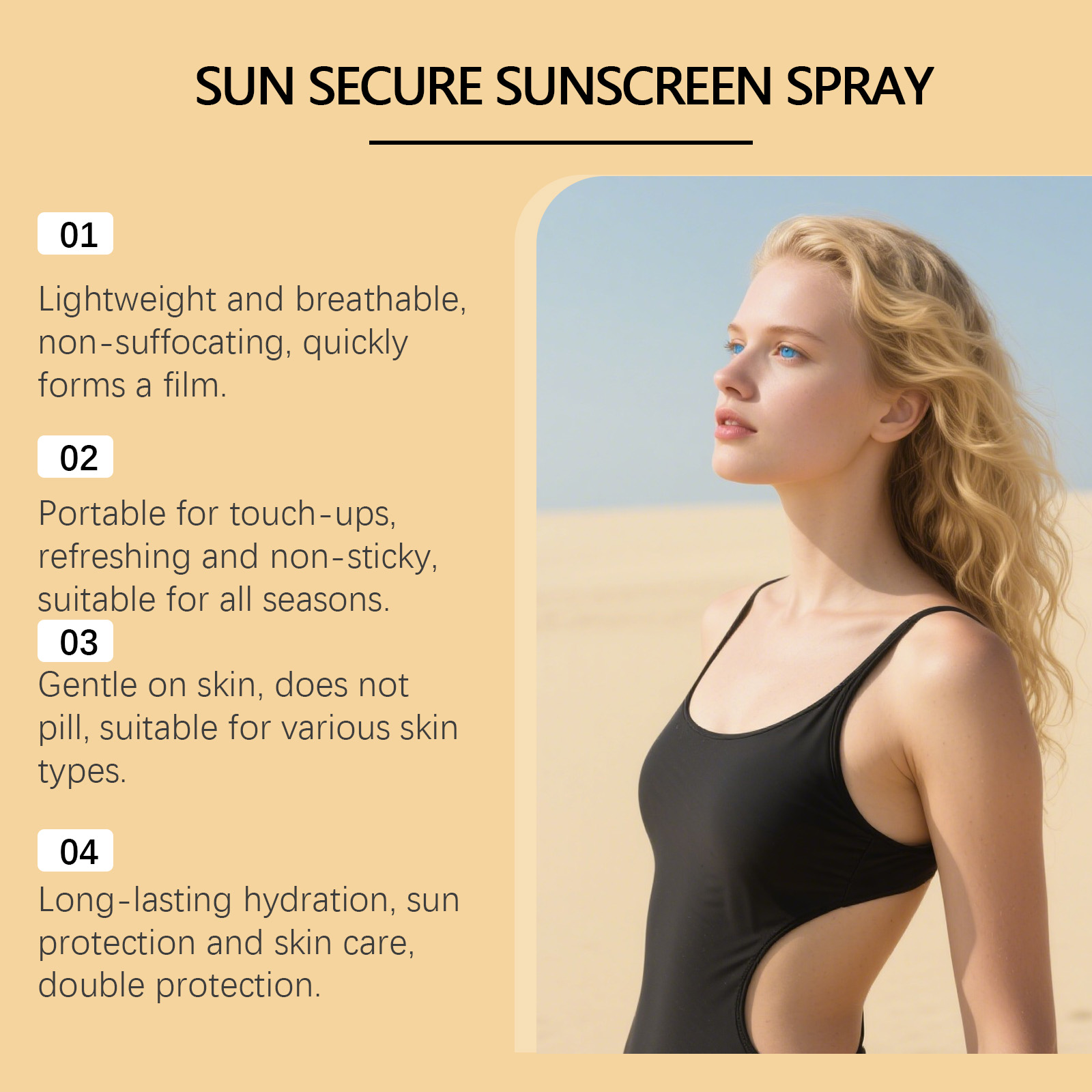 สเปรย์กันแดดแบบใส SPF 50+ สำหร - Face Moisturizer Spf บทวิจารณ์และราคา