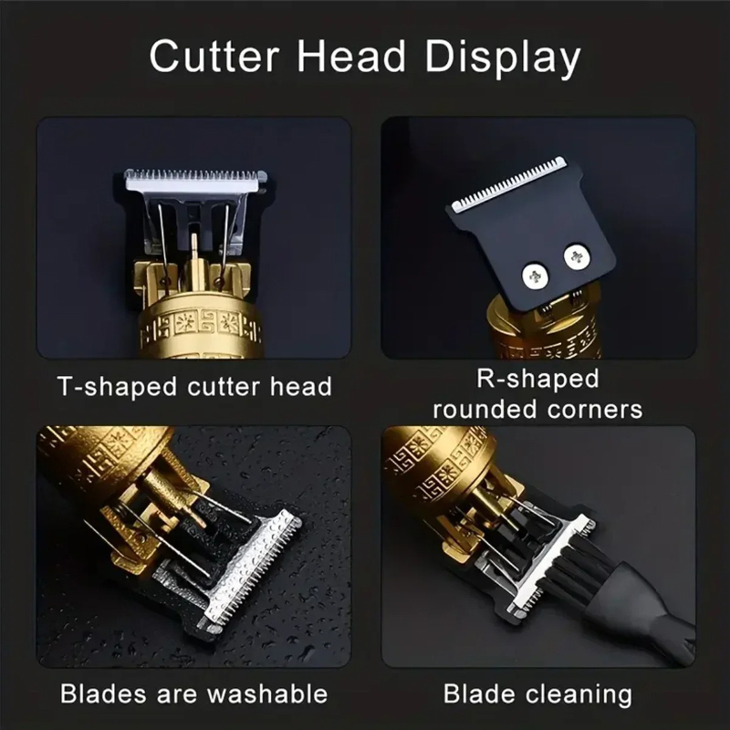 T9 Professional Hair Clipper ไ - Mens Vintage Grooming Kit บทวิจารณ์และราคา