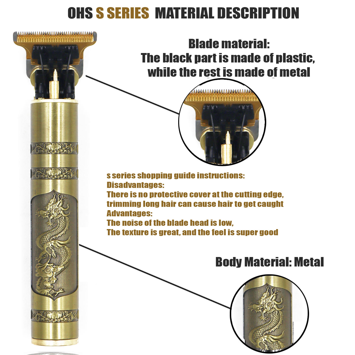 เครื่องตัดผมไร้สาย Tondeuse Dr - Mens Vintage Grooming Kit บทวิจารณ์และราคา