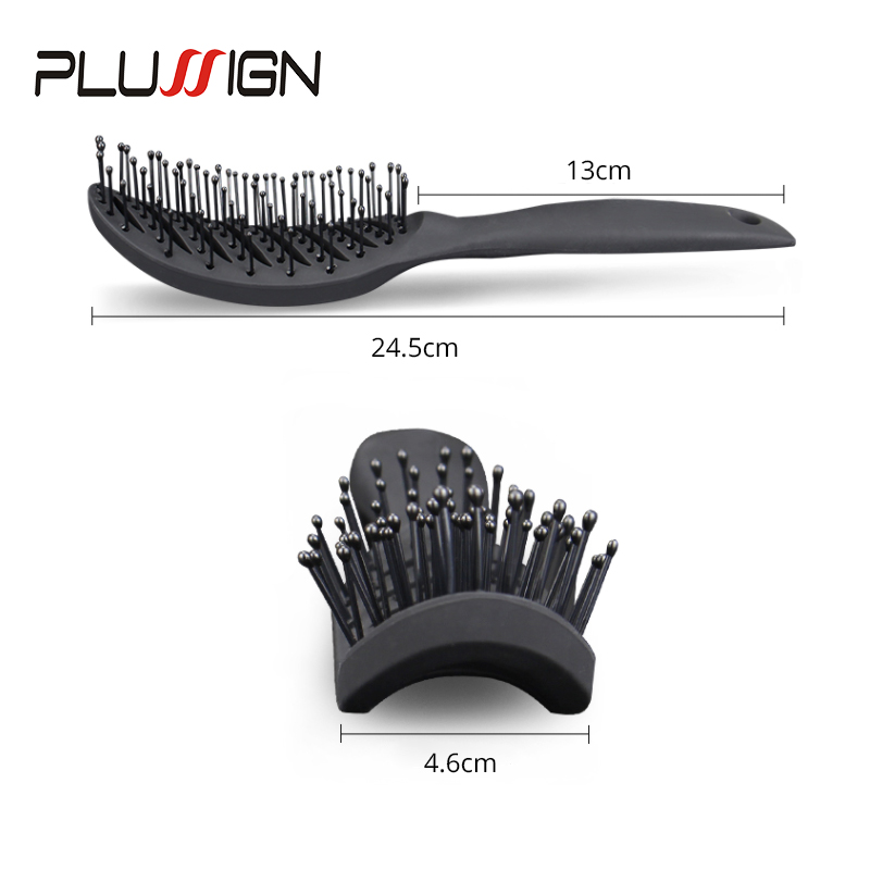 สีชมพูสีดําสีขาว 4 สี Fine ฟัน - Comb Fine Tooth บทวิจารณ์และราคา