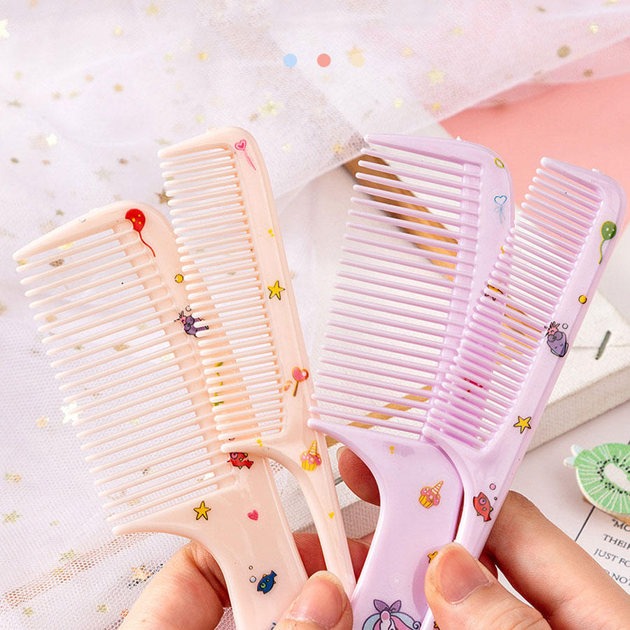 ชุดหวีเด็กพิมพ์ลายการ์ตูนน่ารั - Comb Fine Tooth บทวิจารณ์และราคา