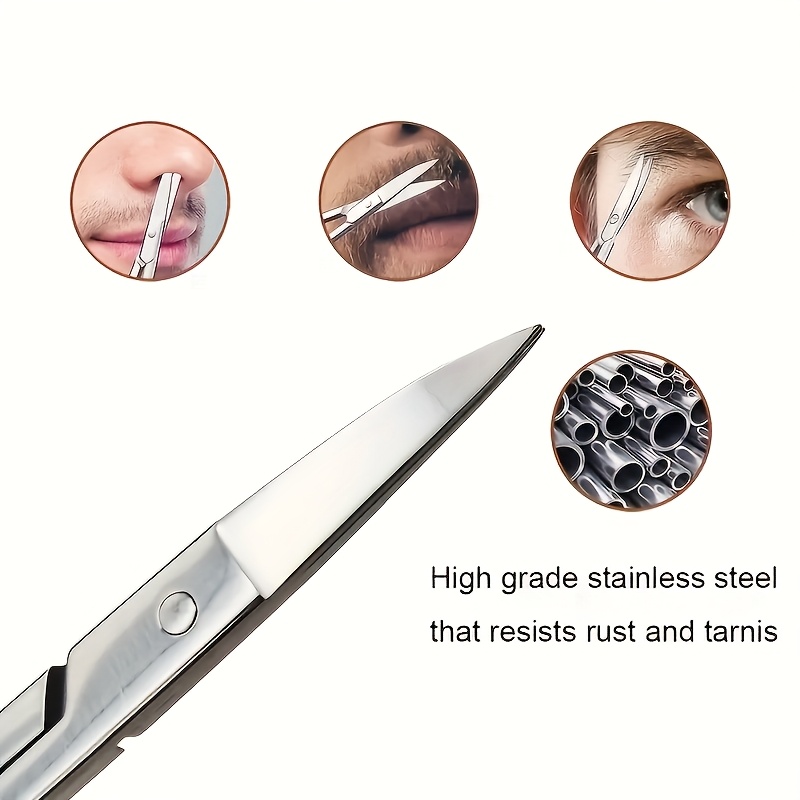 กรรไกรตัดขนใบหน้าขนาดเล็ก 1/3  - Men'S Grooming Ear Hair บทวิจารณ์และราคา