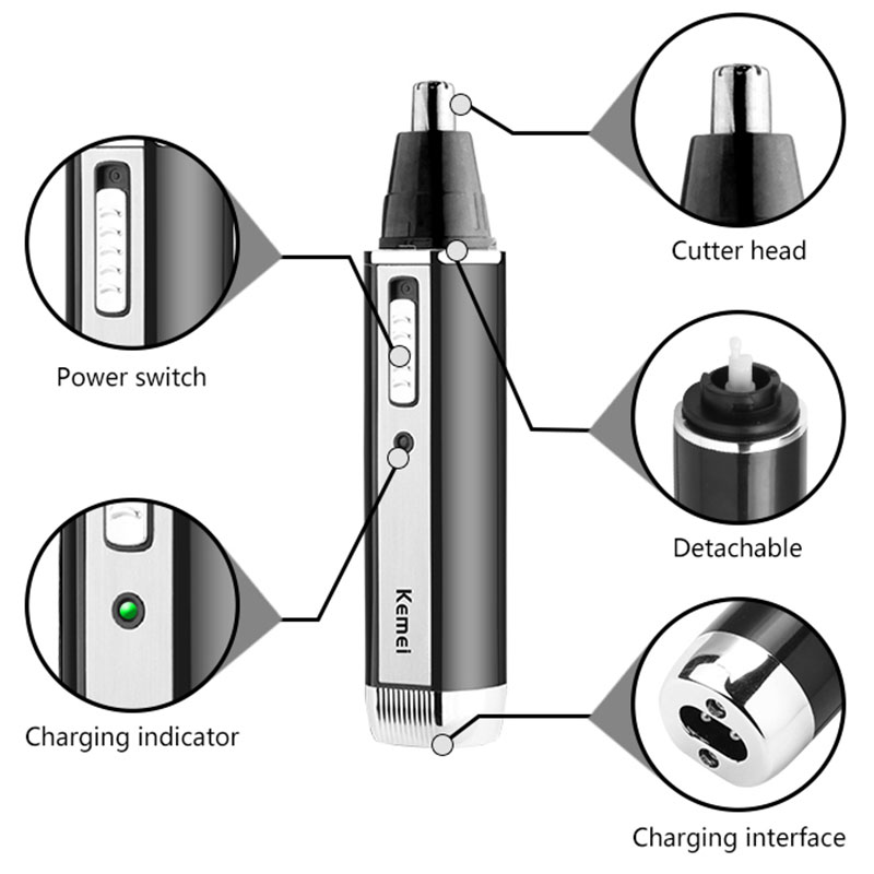 Keme เครื่องเล็มขนจมูก4in1สำหร - Men'S Grooming Ear Hair บทวิจารณ์และราคา