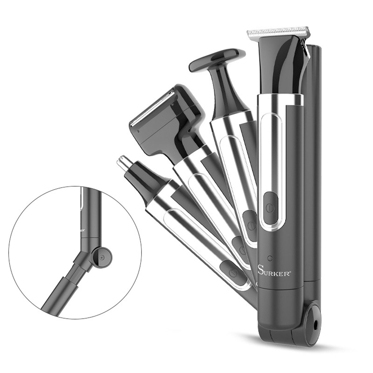 Surker 4-in-1 เครื่องโกนหนวดสํ - Men'S Grooming Ear Hair บทวิจารณ์และราคา