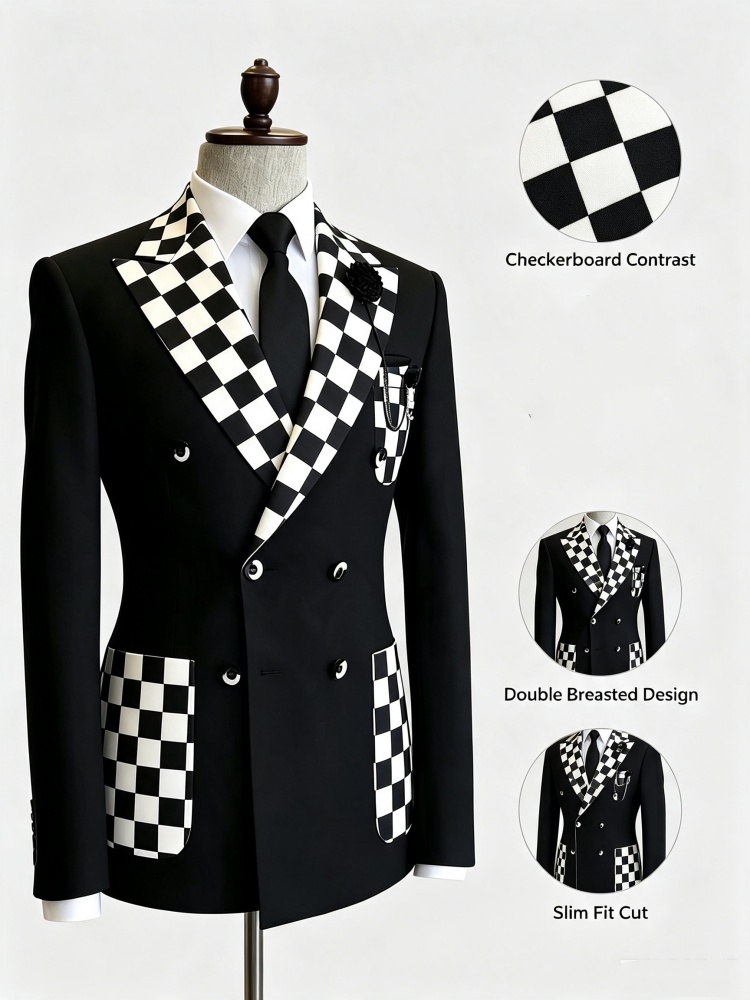 เสื้อเบลเซอร์ผู้ชายสีดำแบบกระด - Jack Men'S Grooming บทวิจารณ์และราคา